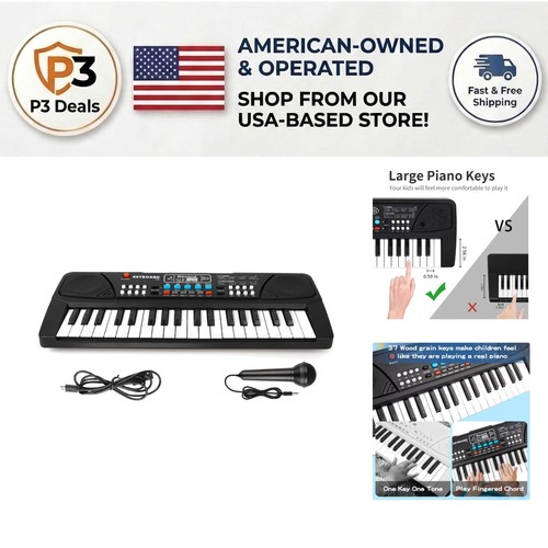 Key kids piano keyboard - 37-key,